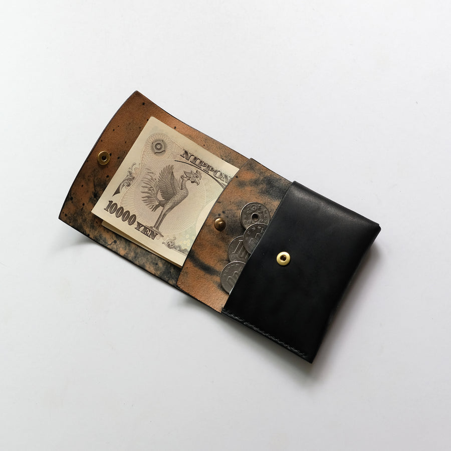 tri-fold wallet - GUIDI / cavallo culatta