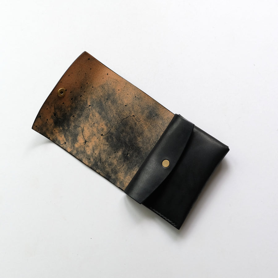 tri-fold wallet - GUIDI / cavallo culatta